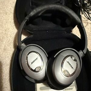 Bose Over-Ear Silver Headphones